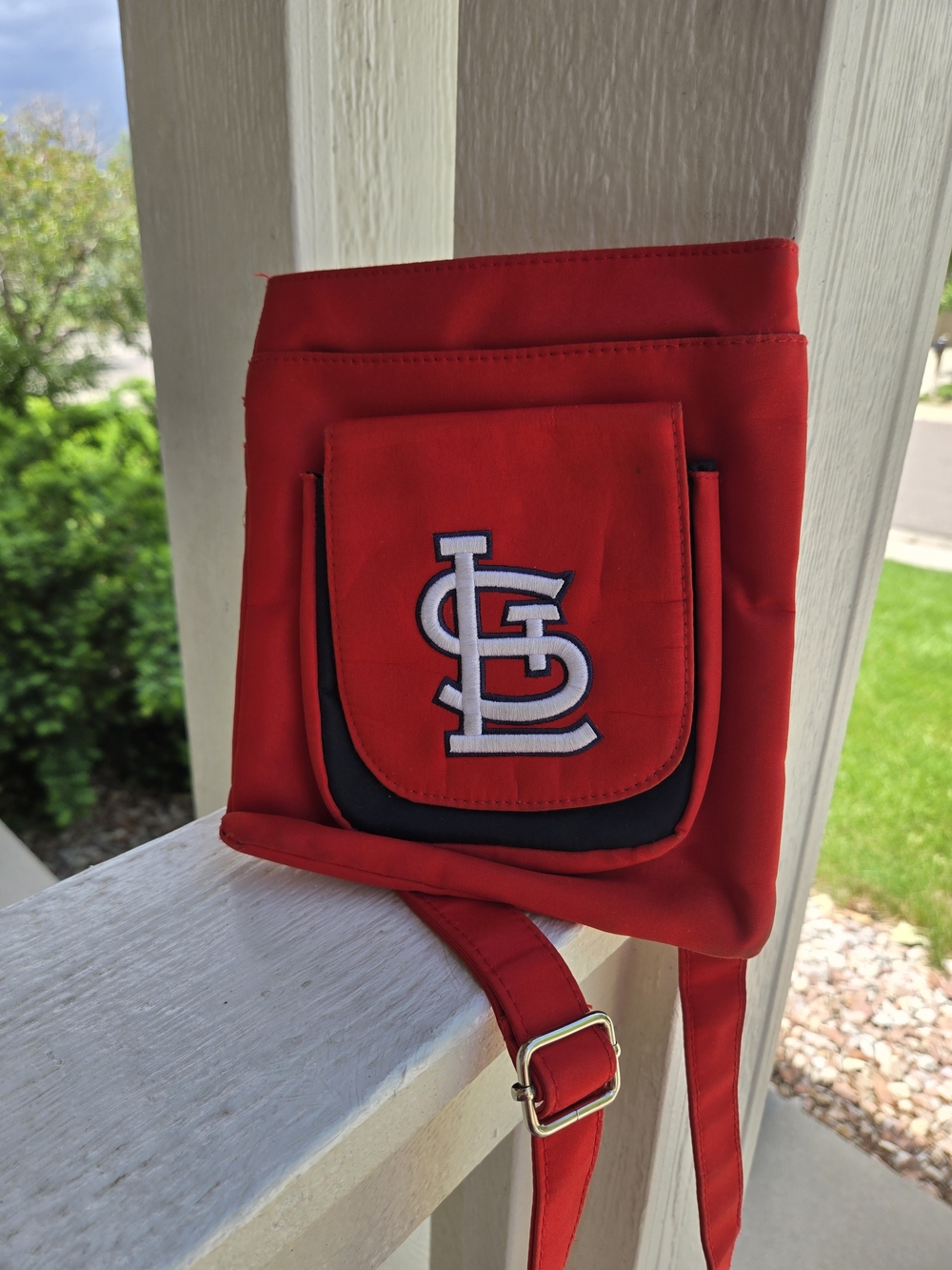 Red St. Louis Cardinals Crossbody Bag